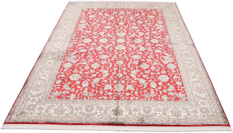 Kaschmir Orientteppich 172 × 249 cm, Seide, handgeknüpft
