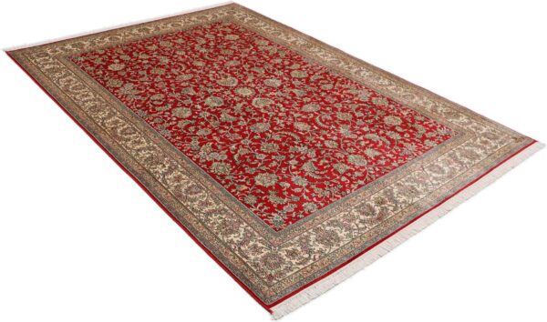 Kaschmir Orientteppich 172 × 249 cm, Seide, handgeknüpft