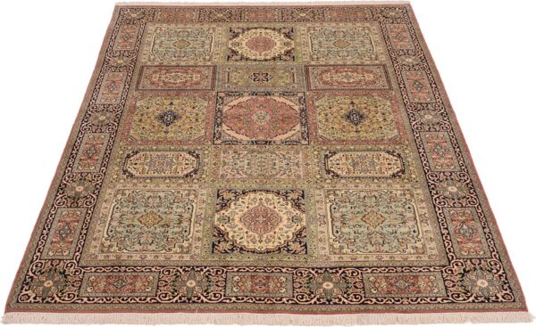 Kaschmir Orientteppich 174 × 250 cm, Seide, handgeknüpft