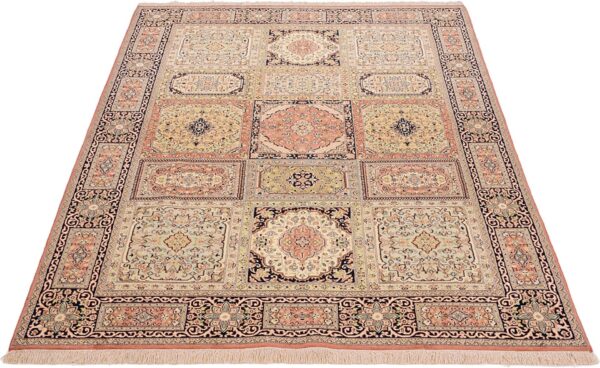 Kaschmir Orientteppich 174 × 250 cm, Seide, handgeknüpft