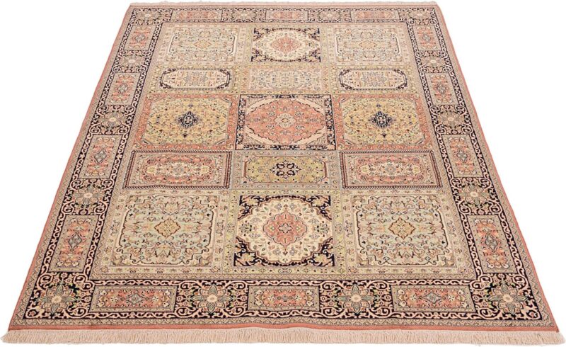 Kaschmir Orientteppich 174 × 250 cm, Seide, handgeknüpft