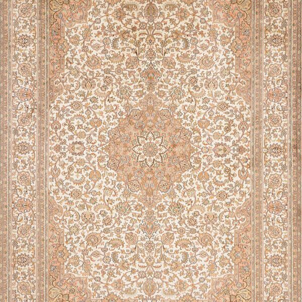 Kaschmir Orientteppich 175 × 246 cm, Seide, handgeknüpft