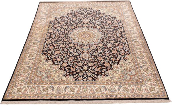Kaschmir Orientteppich 180 × 275 cm, Seide, handgeknüpft