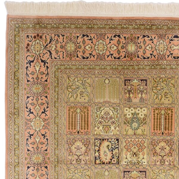 Kaschmir Orientteppich 185 × 275 cm, Seide, handgeknüpft