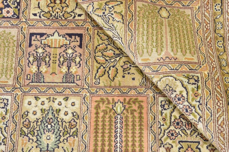 Kaschmir Orientteppich 185 × 275 cm, Seide, handgeknüpft
