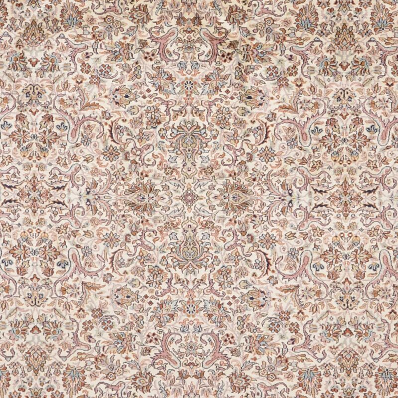 Kaschmir Orientteppich 186 × 279 cm, Seide, handgeknüpft
