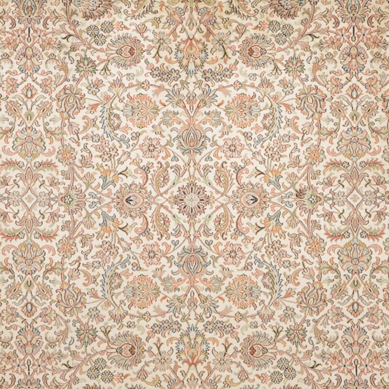 Kaschmir Orientteppich 186 × 280 cm, Seide, handgeknüpft