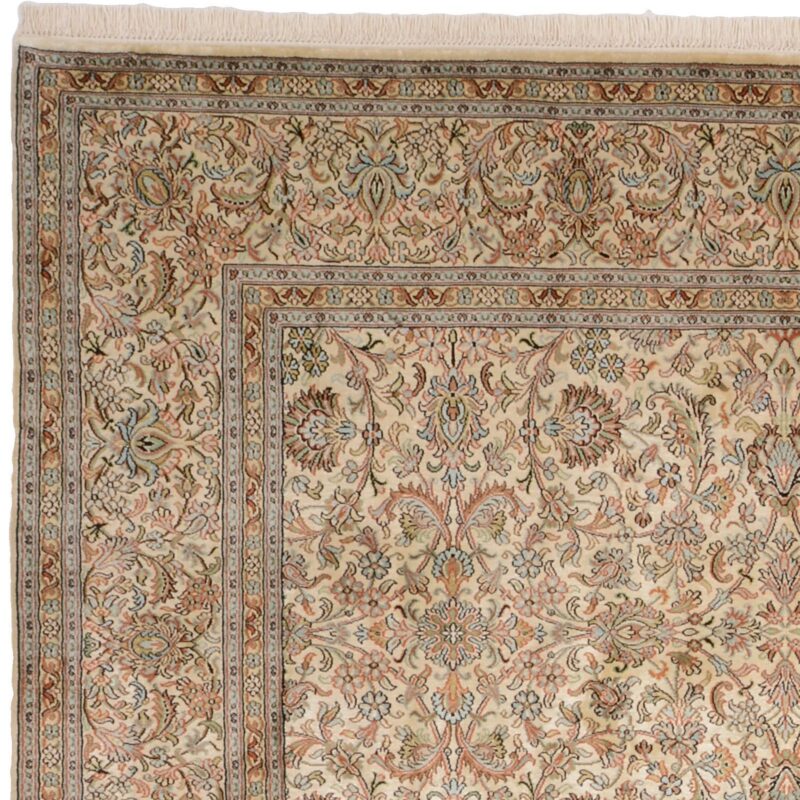 Kaschmir Orientteppich 186 × 280 cm, Seide, handgeknüpft