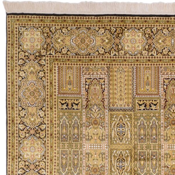 Kaschmir Orientteppich 189 × 274 cm, Seide, handgeknüpft