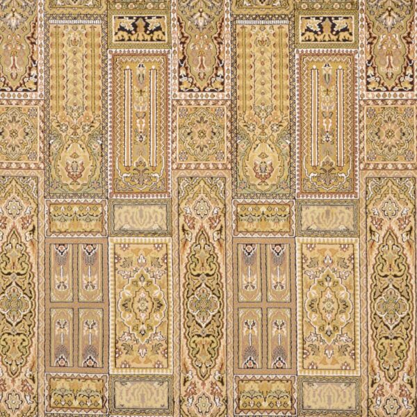 Kaschmir Orientteppich 189 × 274 cm, Seide, handgeknüpft