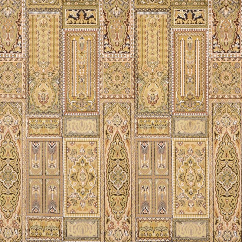 Kaschmir Orientteppich 189 × 274 cm, Seide, handgeknüpft