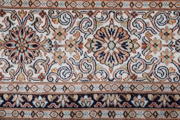 Kaschmir Orientteppich 208 × 307 cm, Seide, handgeknüpft fein