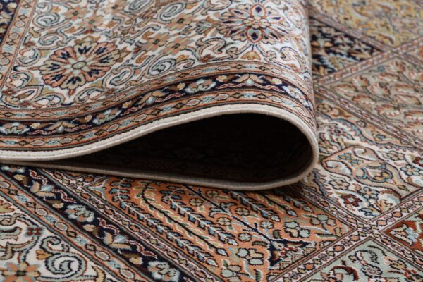 Kaschmir Orientteppich 208 × 307 cm, Seide, handgeknüpft fein