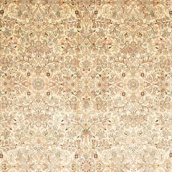 Kaschmir Orientteppich 216 × 313 cm, Seide, handgeknüpft