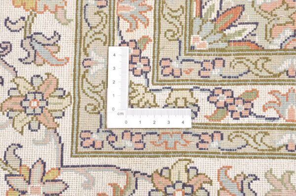 Kaschmir Orientteppich 217 × 313 cm, Seide, handgeknüpft Glanz