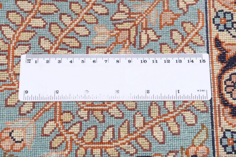 Kaschmir Orientteppich 240 × 336 cm, Seide, handgeknüpft edel
