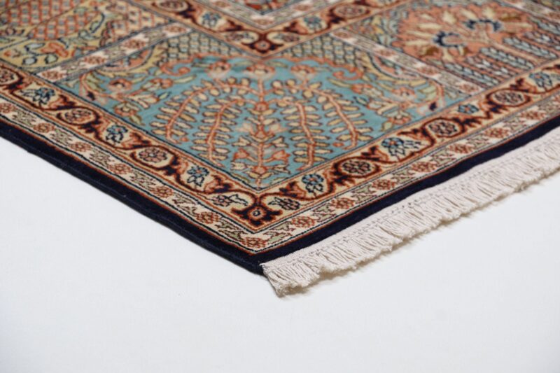 Kaschmir Orientteppich 240 × 336 cm, Seide, handgeknüpft edel