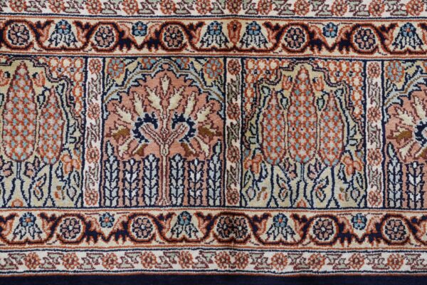 Kaschmir Orientteppich 240 × 336 cm, Seide, handgeknüpft edel