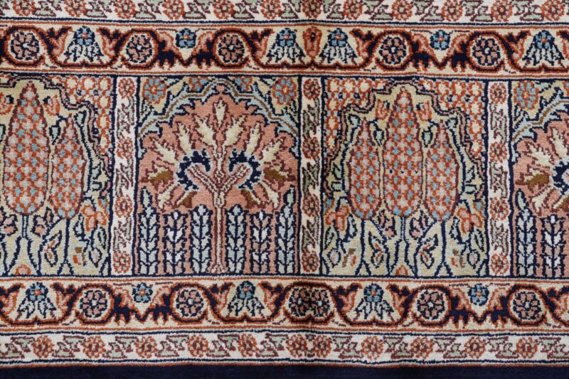 Kaschmir Orientteppich 240 × 336 cm, Seide, handgeknüpft edel
