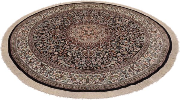 Kaschmir Orientteppich 243 × 243 cm, Seide, handgeknüpft