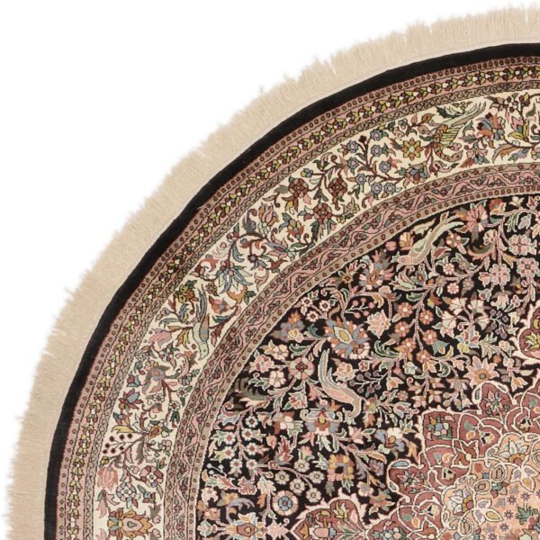 Kaschmir Orientteppich 243 × 243 cm, Seide, handgeknüpft