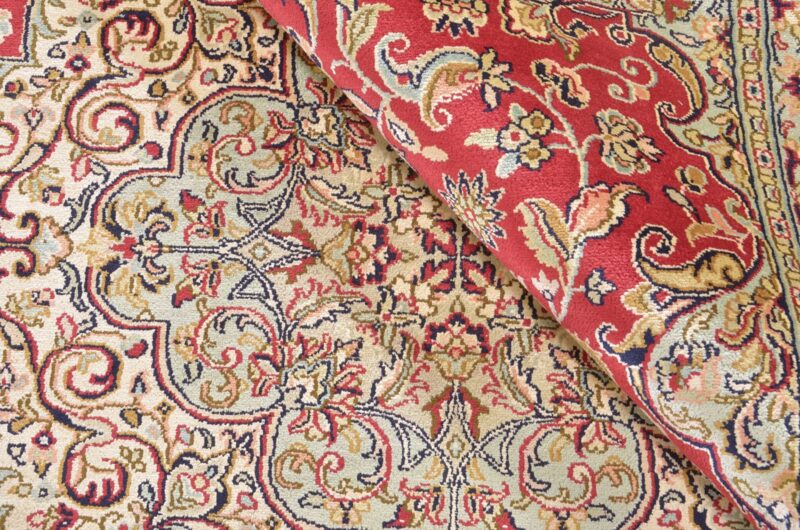 Kaschmir Orientteppich 245 × 312 cm, Seide, handgeknüpft