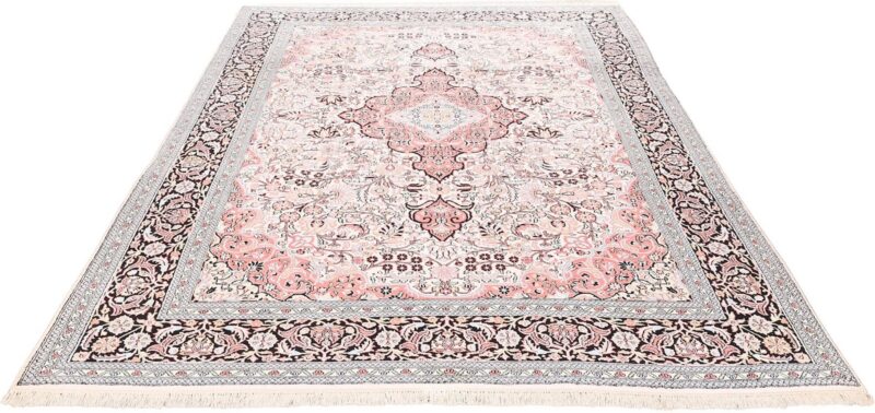 Kaschmir Orientteppich 245 × 335 cm, Seide, handgeknüpft Luxus