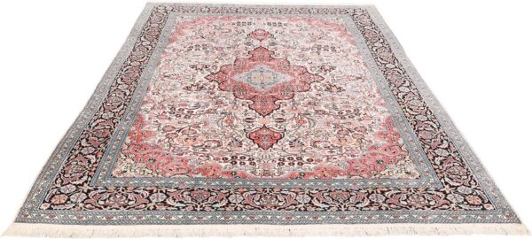 Kaschmir Orientteppich 245 × 335 cm, Seide, handgeknüpft Luxus