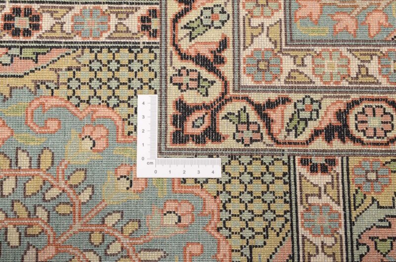 Kaschmir Orientteppich 276 × 371 cm, Seide, handgeknüpft