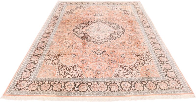 Kaschmir Orientteppich 302 × 215 cm, Schurwolle, handgeknüpft