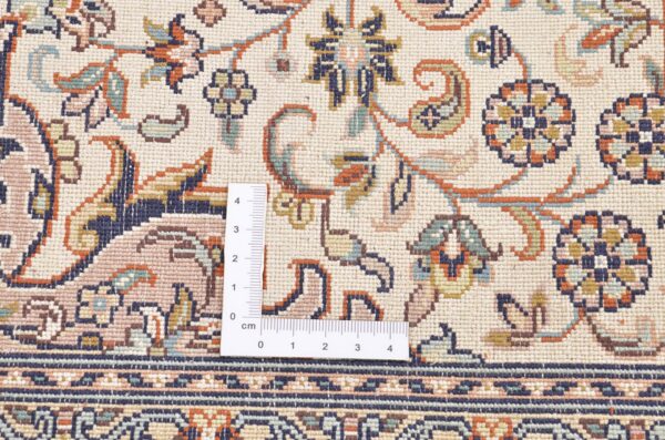 Kaschmir Orientteppich 78 × 322 cm, Seide, handgeknüpft