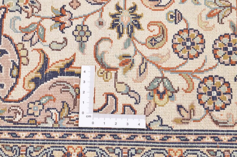 Kaschmir Orientteppich 78 × 322 cm, Seide, handgeknüpft