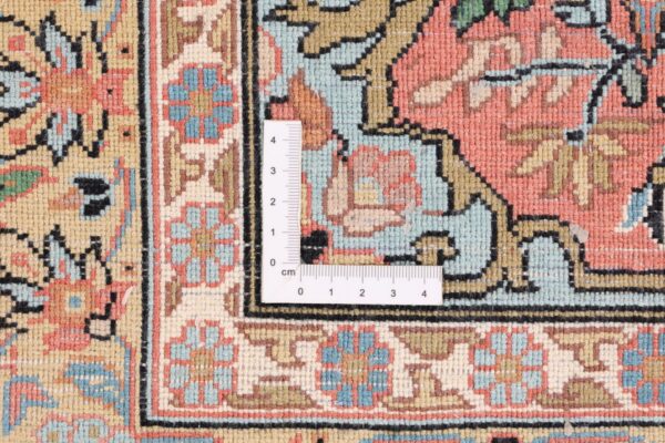 Kaschmir Orientteppich 85 × 308 cm, Seide, handgeknüpft