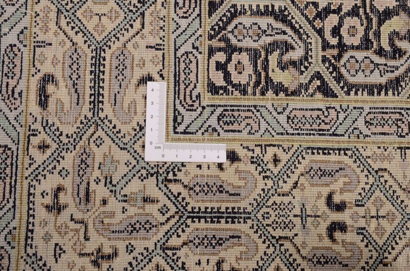 Kaschmir Orientteppich 93 × 295 cm, Seide, handgeknüpft fein