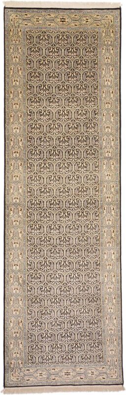 Kaschmir Orientteppich 93 × 295 cm, Seide, handgeknüpft fein