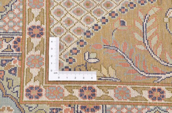 Kaschmir Orientteppich 94 × 272 cm, Seide, handgeknüpft