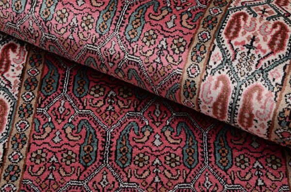 Kaschmir Orientteppich 97 × 301 cm, Seide, handgeknüpft