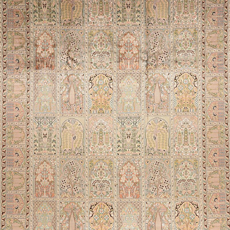 Kaschmirseide Orientteppich 243 × 340 cm, Seide, handgeknüpft