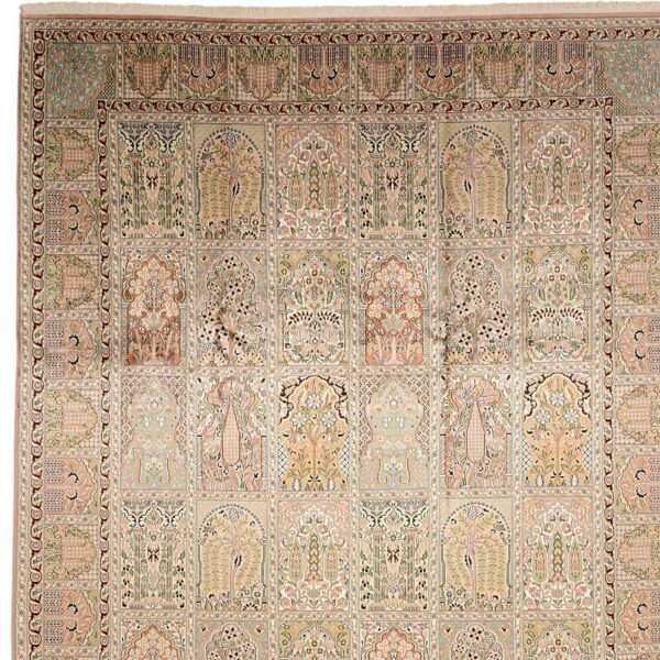 Kaschmirseide Orientteppich 243 × 340 cm, Seide, handgeknüpft