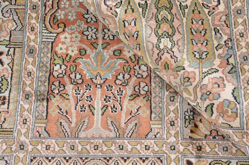 Kaschmirseide Orientteppich 243 × 340 cm, Seide, handgeknüpft