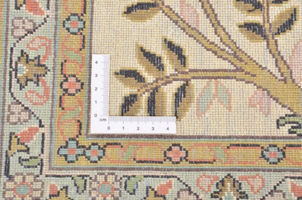 Kashmir Orientteppich 143 × 207 cm, Seide, handgeknüpft edel