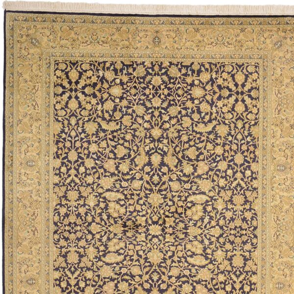 Kashmir Orientteppich 154 × 208 cm, Seide, handgeknüpft Pastell