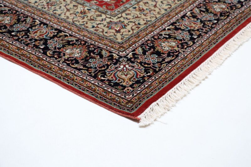 Kashmir Orientteppich 168 × 239 cm, Seide, handgeknüpft Pastell