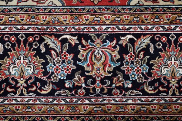 Kashmir Orientteppich 168 × 239 cm, Seide, handgeknüpft Pastell