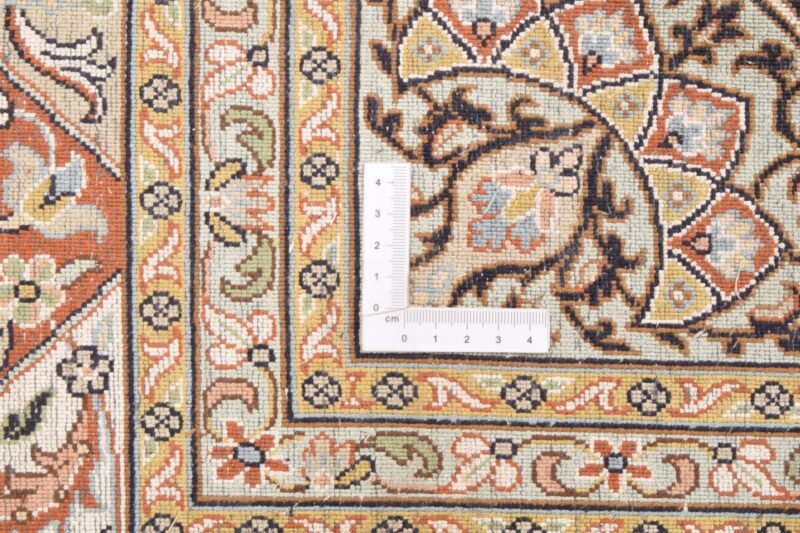 Kashmir Orientteppich 168 × 255 cm, Seide, handgeknüpft