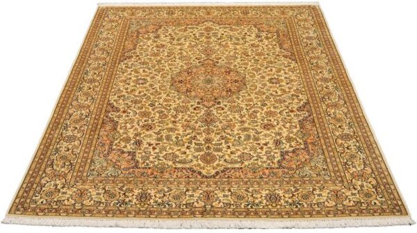 Kashmir Orientteppich 170 × 247 cm, Seide, handgeknüpft