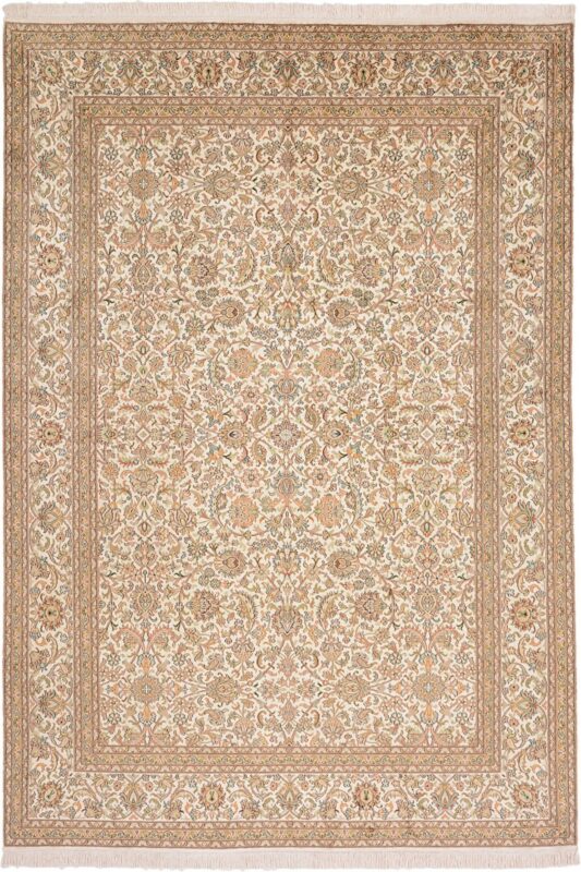 Kashmir Orientteppich 170 × 247 cm, Seide, handgeknüpft