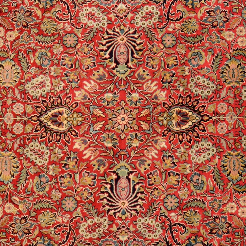Kashmir Orientteppich 170 × 249 cm, Seide, handgeknüpft Pastell