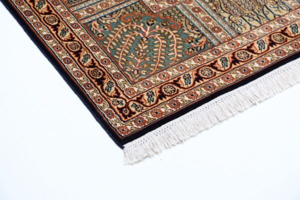 Kashmir Orientteppich 170 × 250 cm, Seide, handgeknüpft