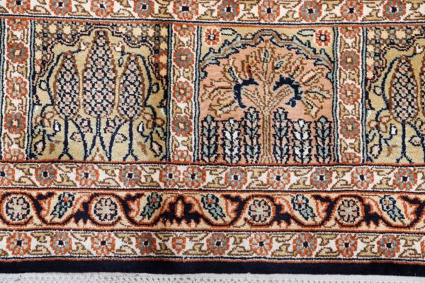 Kashmir Orientteppich 170 × 250 cm, Seide, handgeknüpft